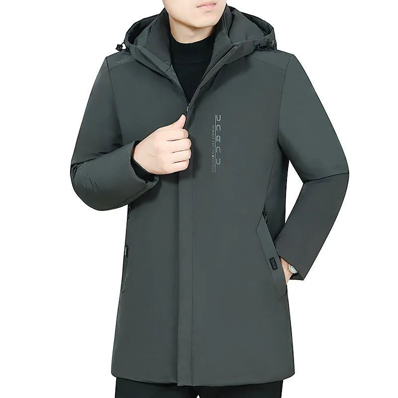 Winter Parka Men New Casual Thicken Cotton Jacket Hooded Outwear Windproof Warm Coat Hooded Plus Size 5XL