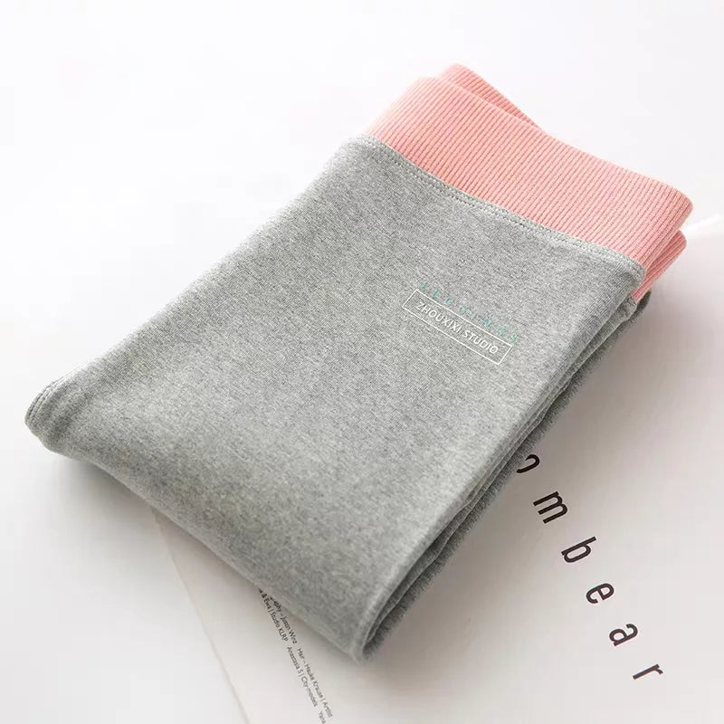 Spring and autumn new style multicolor high waist tight-fitting stretch leggings plus size casual cotton leggings