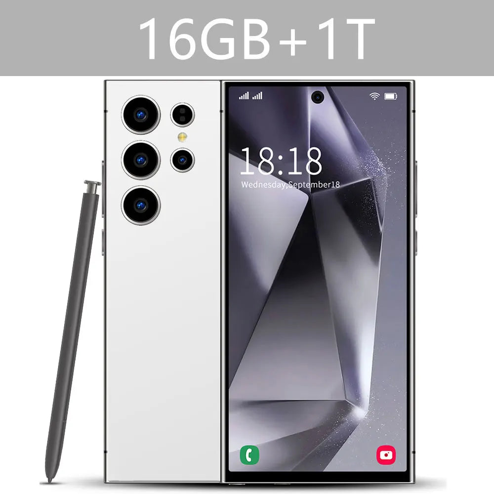 New S25 Ultra 7.3HD Original Global Version Mobile Phones 5G Smartphone Dual SIM Card Android 14 Cell Phone 7800mAh Cellphones