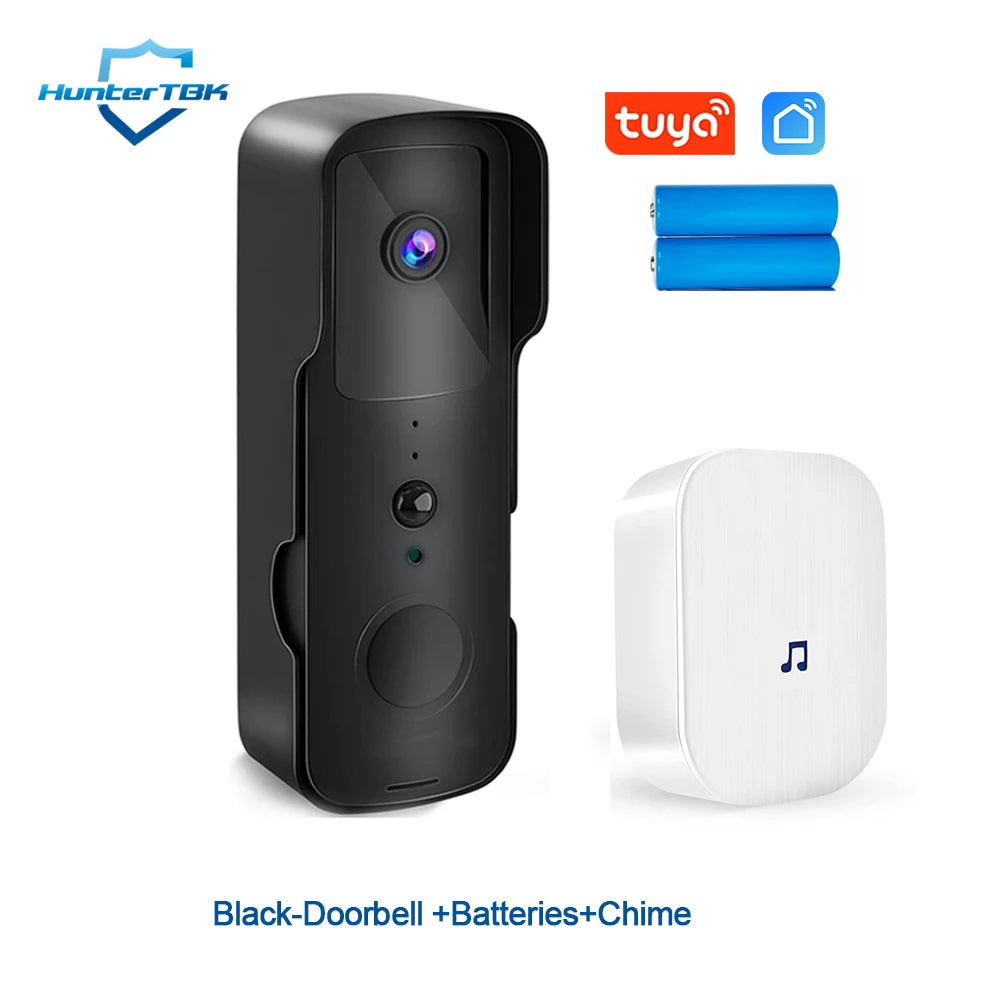 1080P WIFI Video Doorbell Tuya Smart Home Door Bell Wireless Security Camera Doorbell SmartLife APP PIR Motion Detection