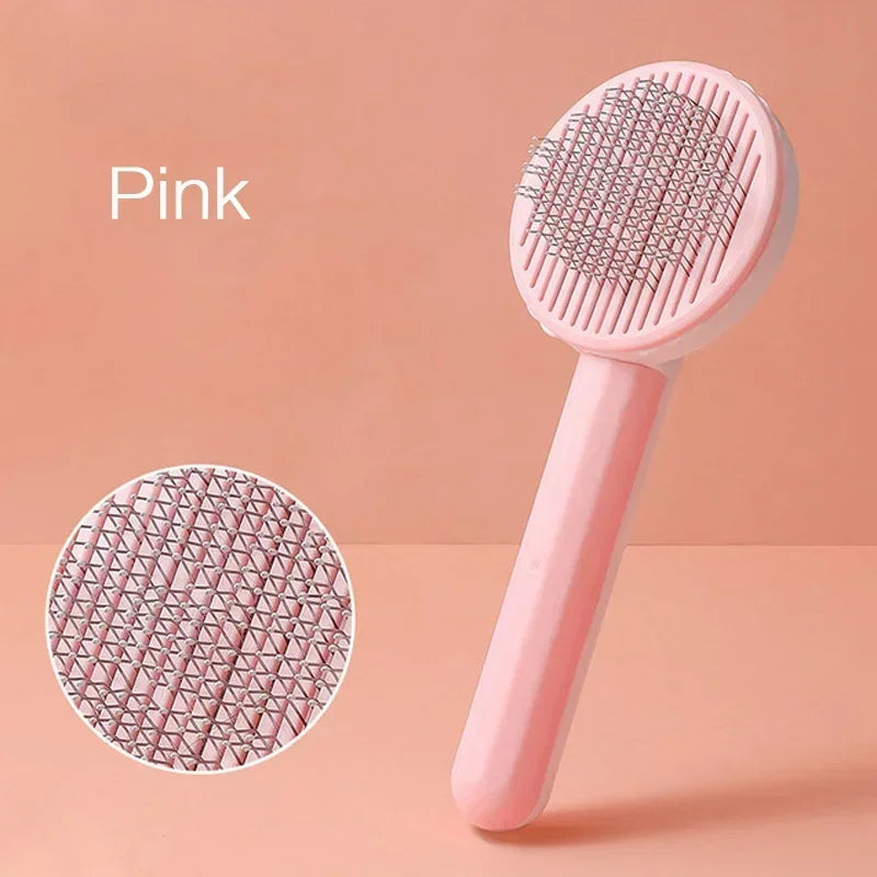 JJYY Dog Hair Remover Brush Cat Dog Grooming Comb Long Hair Pet Cleaning Bath Brush