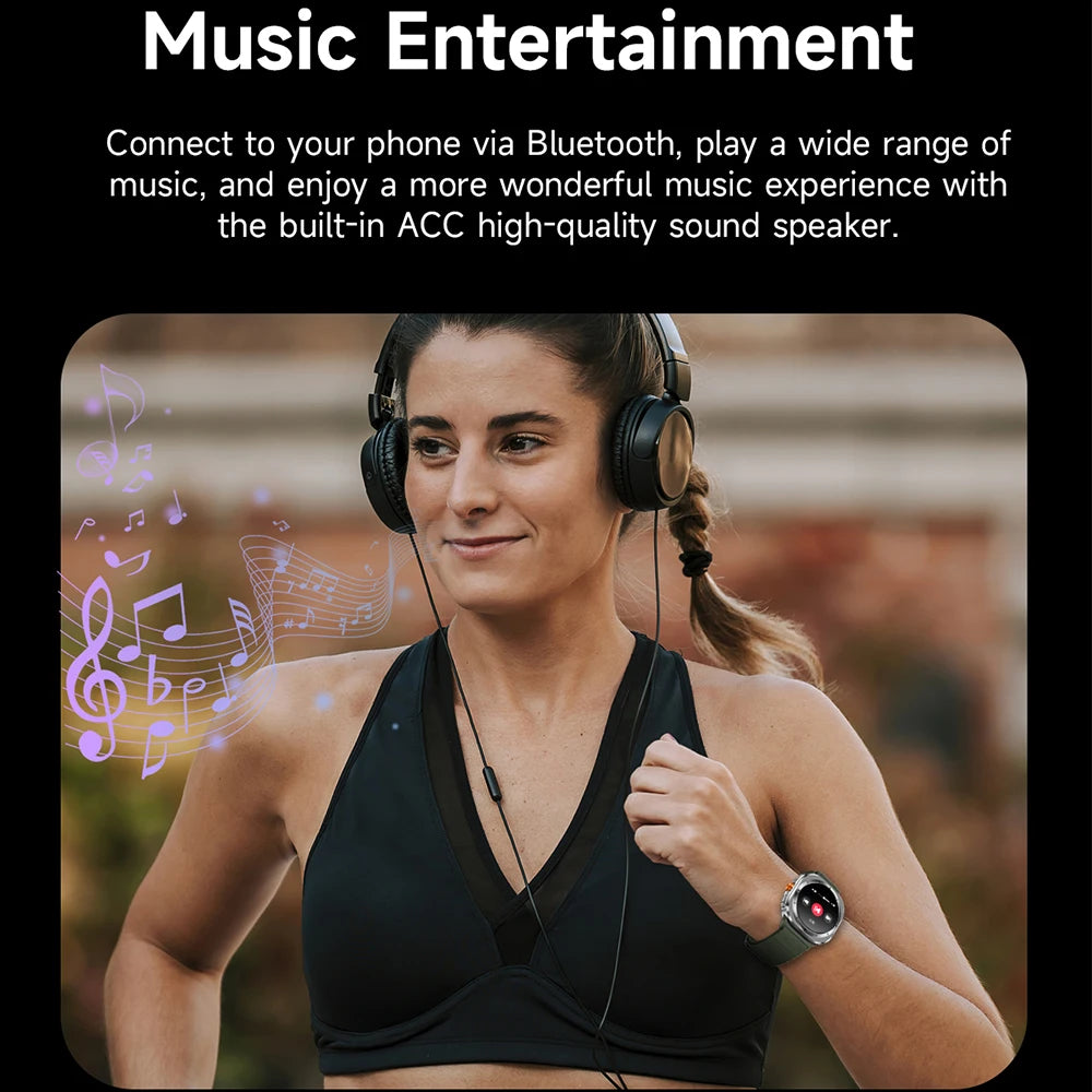 New Galaxy Watch 7 Ultra Smart Watch Men Health Monitoring Bluetooth Call 100+ Sports Mode IP68 Waterproof Smartwatch Women 2025