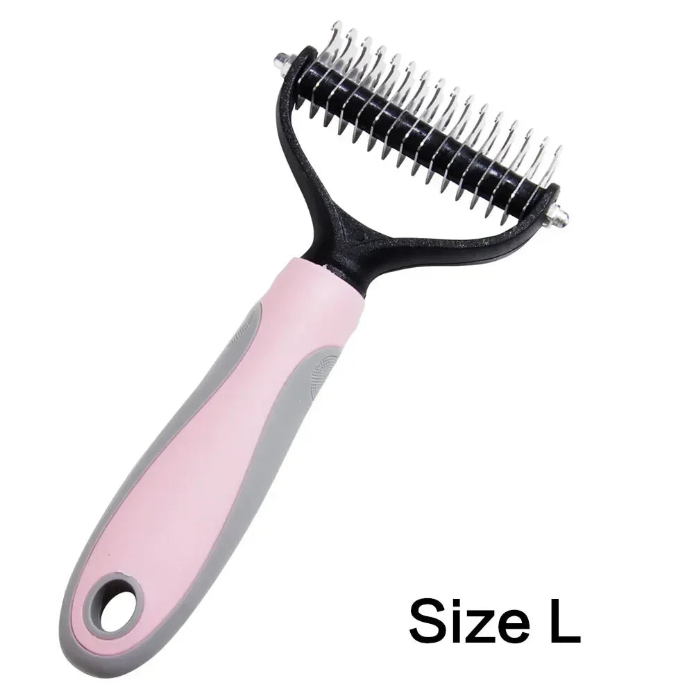 JJYY Dog Hair Remover Brush Cat Dog Grooming Comb Long Hair Pet Cleaning Bath Brush
