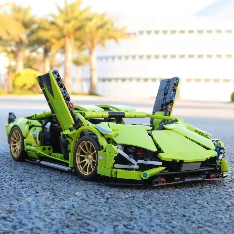 Technical Racing Sport Car 1:14 42115 Model Building Blocks City Mechanical Speed Vehicle Supercar Brick Toys Kid Adult Gift