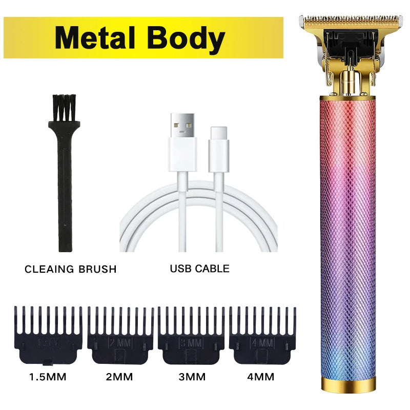 Electric Rechargeable Hair Shaver T9 Vintage Hair Cutting Machine Hair Trimmer Hair Clipper for Men Hair Clipper Beard Shave