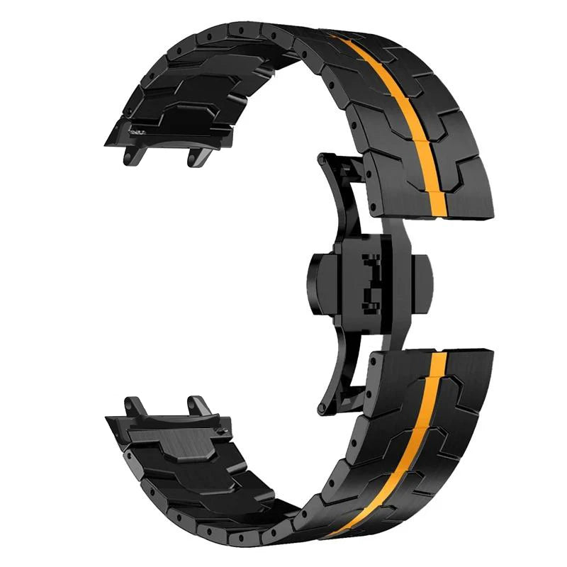 For Amazfit T-REX 3 Smart Watch Strap Metal Stainless Steel Adjustable Band Bracelet Luxurious Belt For Huami Amazfit t rex 3