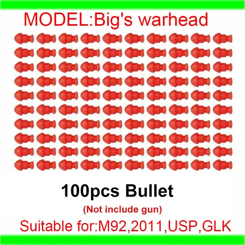 m92 2011 Blowback Shell throwing Empty hanging Continuous shooting Soft Bullet Launcher Toy Gun