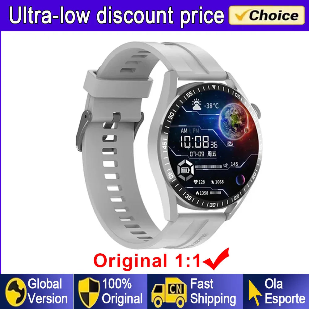 GT5 PRO Smart Watch Men Watch 5 Pro AMOLED HD Screen Bluetooth Call GPS Tracker NFC Heart Rate Waterproof SmartWatches 2024 New