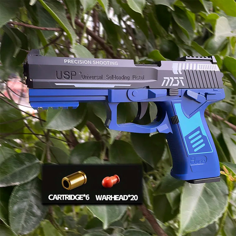 m92 2011 Blowback Shell throwing Empty hanging Continuous shooting Soft Bullet Launcher Toy Gun