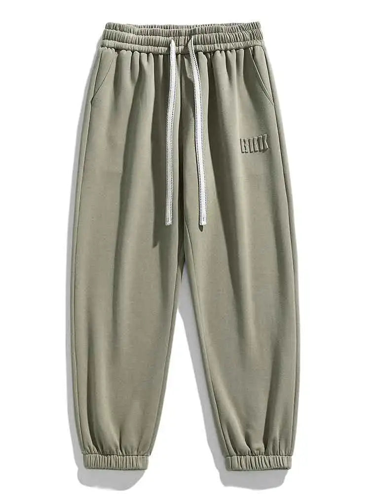 2023 Autumn New Men's Sweatpants Baggy Jogger Pants Hip Hop Streetwear Ankle Length Cotton Casual Loose Trousers Plus Size 8XL
