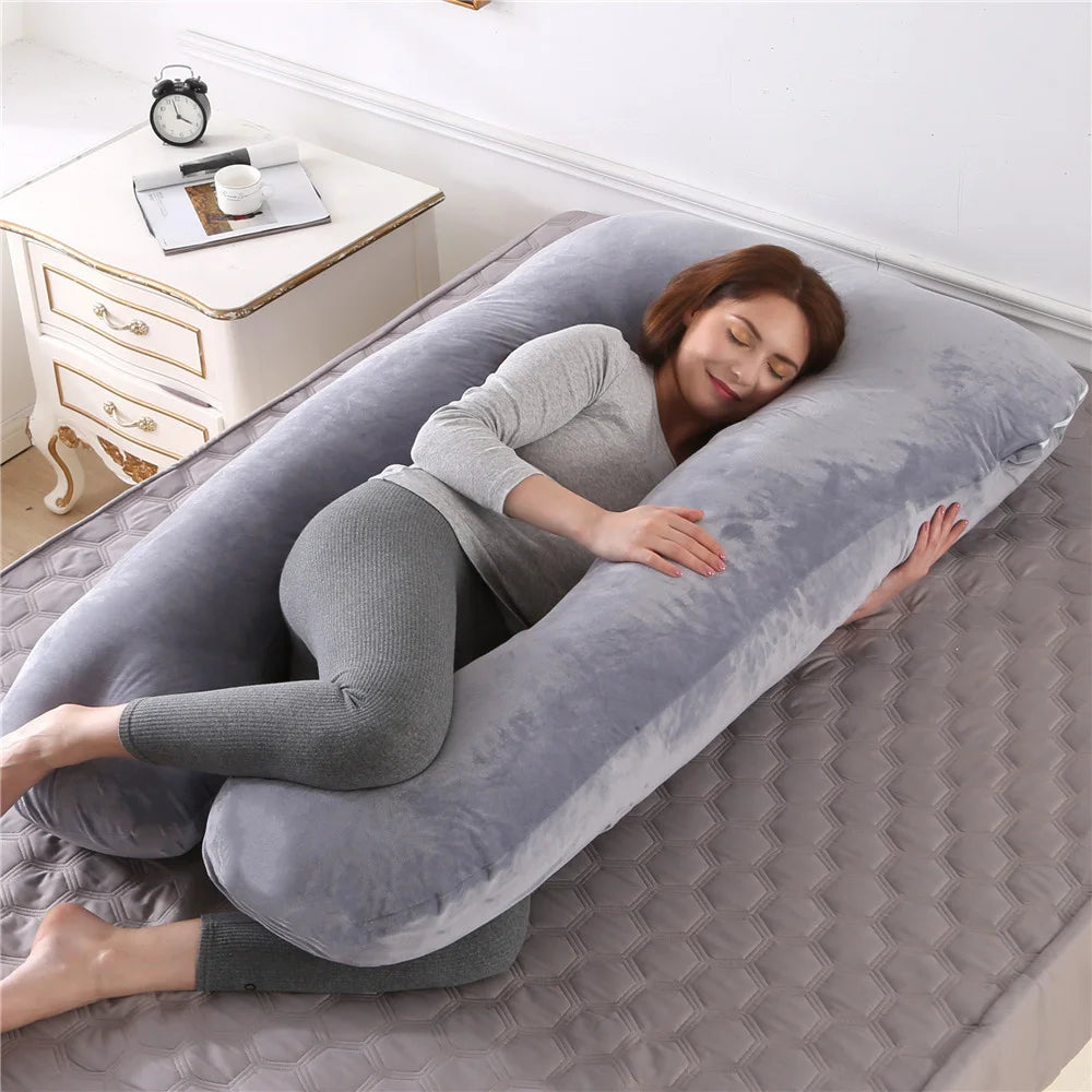 Pregnant Pillow Pregnancy Comfortable Cotton U Shape Maternity Pillow Pregnancy Sleeping Body Pillow For Pregnant Women
