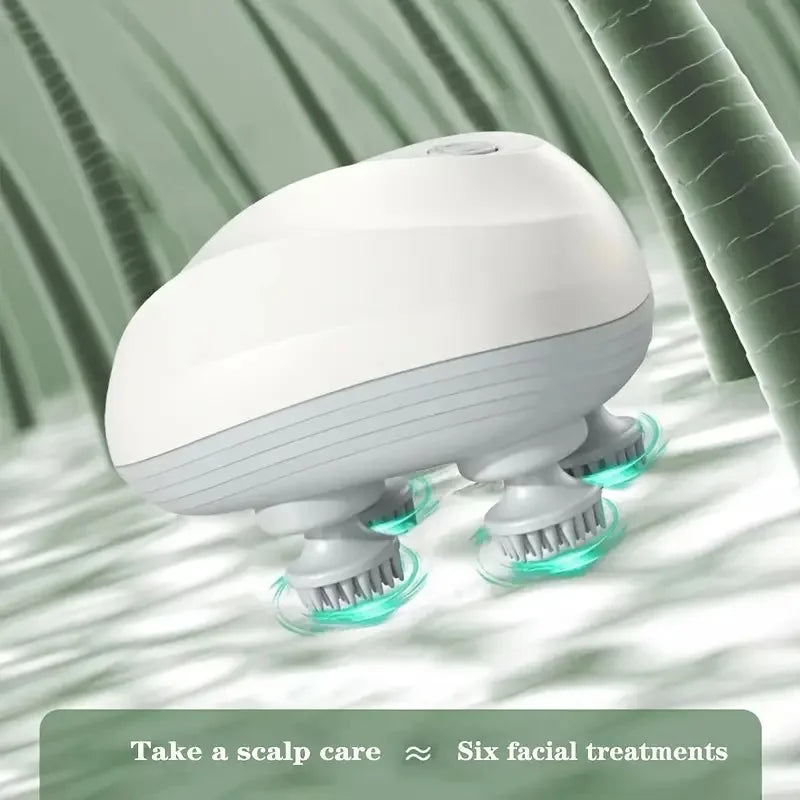 Scalp Massager for Massaging Scalp Tissue,Head Cat Claw Massager for Refreshing, Kneading Nodes, Portable Hair Scraper for Rela
