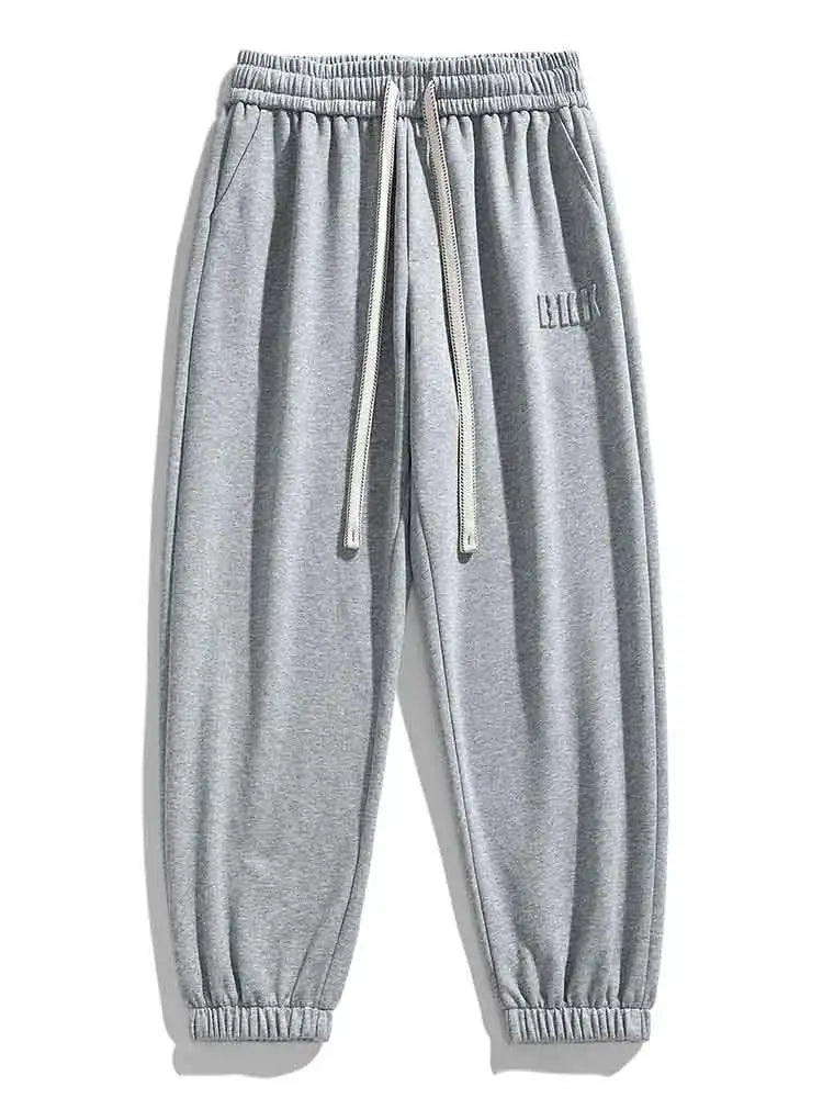 2023 Autumn New Men's Sweatpants Baggy Jogger Pants Hip Hop Streetwear Ankle Length Cotton Casual Loose Trousers Plus Size 8XL