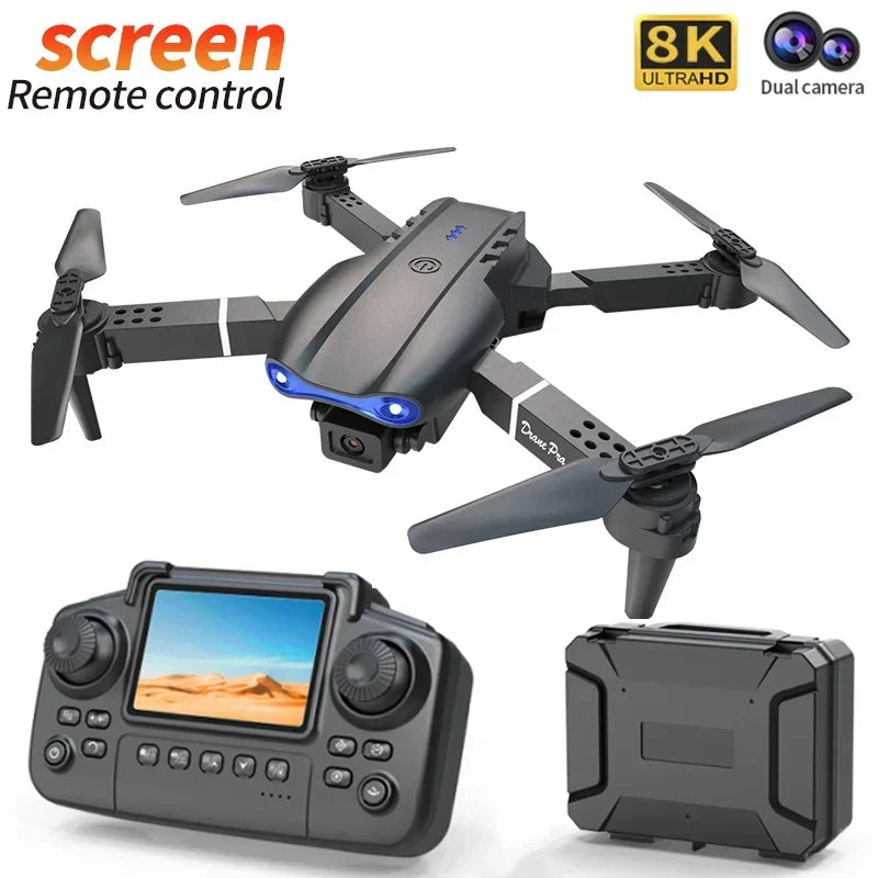E99 Pro Drone Screen remote control Quadcopter Remote Four Axis Aircraft 8K HD Photography UAV Altitude Fixation Helicopter Toy