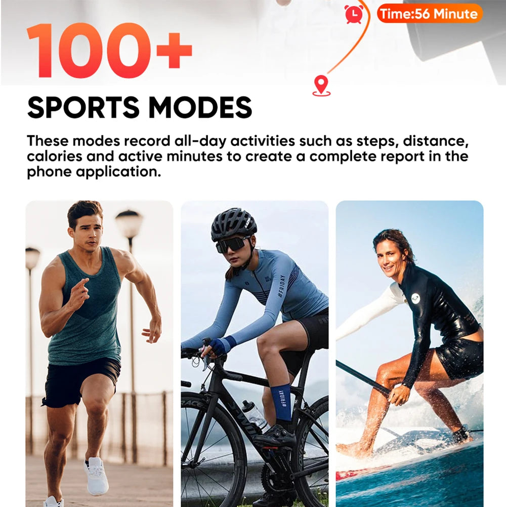 Rugged Smart Watch 1000mAh Bluetooth Calls Men Women Smartwatches Sports Fitness Bracelet Custom Watch Face 2025 New For Xiaomi