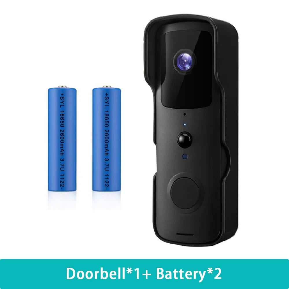 Wsdcam Tuya Smart WIFI Video Doorbell PIR Motion Detection Camera Door Bell Auto Night Vision Cameara Working with Phone APP