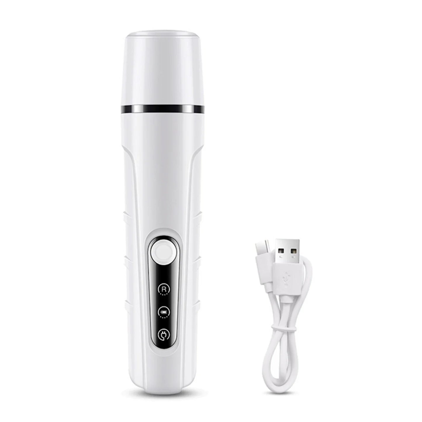 Electric Pet Nail Clippers Dog Nail Grinders With LED Light Rechargeable Dog Cat Paws Nail Grooming Smoothing Trimmer Tool Pets