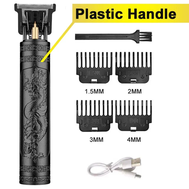 Electric Rechargeable Hair Shaver T9 Vintage Hair Cutting Machine Hair Trimmer Hair Clipper for Men Hair Clipper Beard Shave