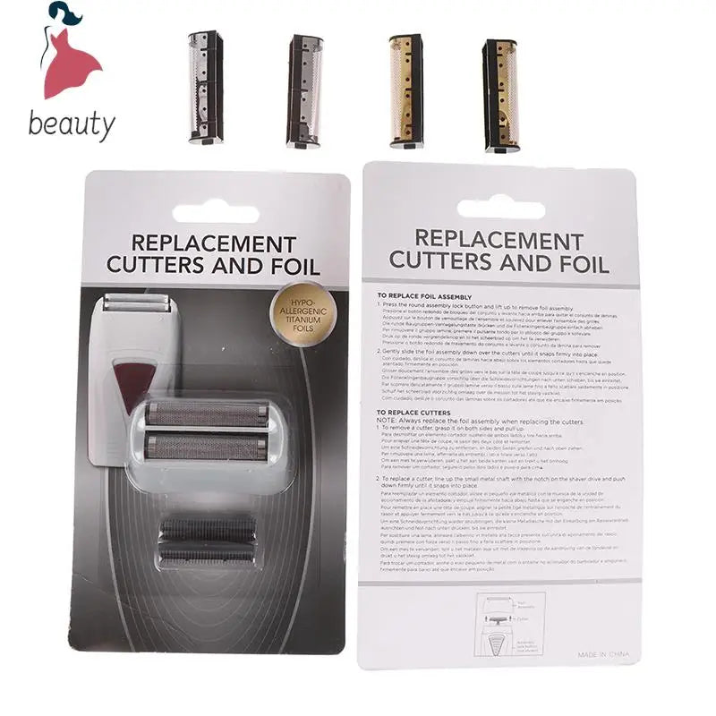 Professional Hair Clipper Replacement 3D Intelligent Floating Shaving Blades Shaver Head Sets For Andis Gold/Sliver
