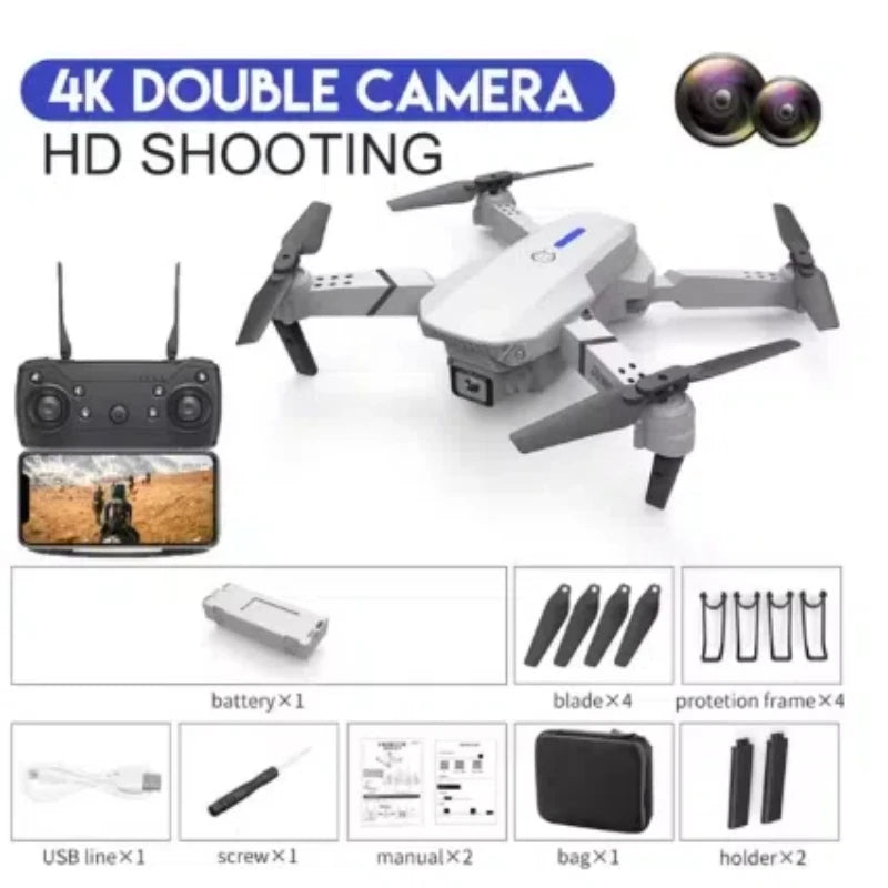 Foldable Aircraft Fessional Wide Angle RC HD Camera Helicopter Quadcopter Kid Gift Toys