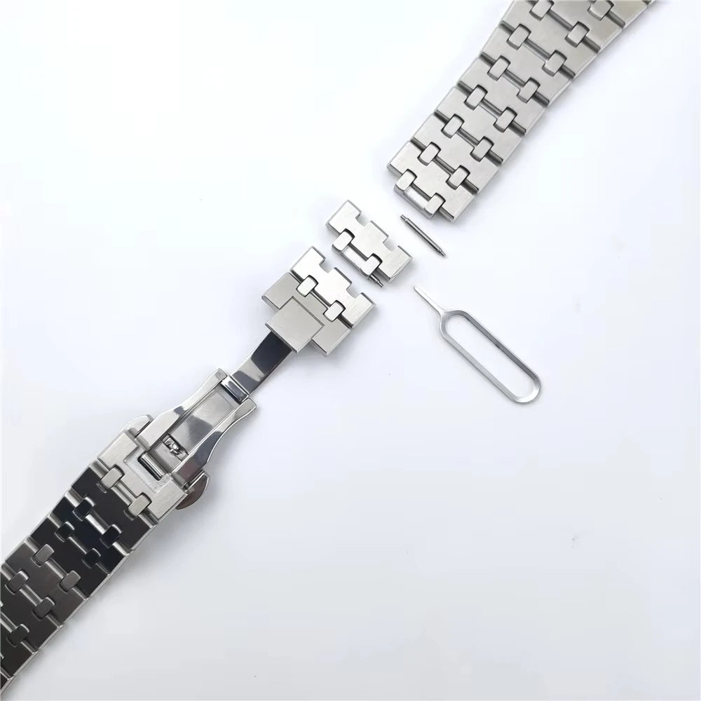 Stainless Steel Watchband for Amazfit T-REX 3 Smart Watch Luxury Metal Strap for Huami Amzafti T rex 3 Bracelet t-rex3 Wristband