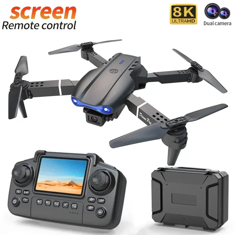 E99 Pro Drone Screen remote control Quadcopter Remote Four Axis Aircraft 8K HD Photography UAV Altitude Fixation Helicopter Toy