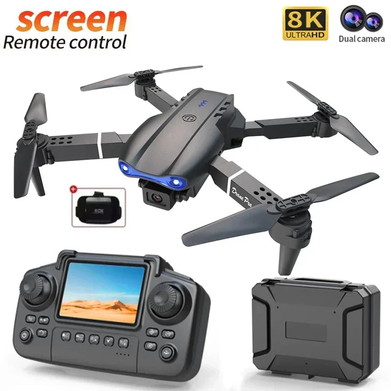 E99 Pro Drone Screen remote control Quadcopter Remote Four Axis Aircraft 8K HD Photography UAV Altitude Fixation Helicopter Toy