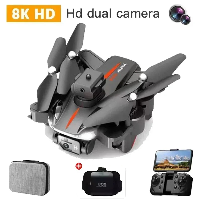 NEW P11 Pro Max 8K HD RC Drone 5G GPS Professional Dual-Camera Intelligent Obstacle Avoidance Electric Modulation Quadcopter Toy