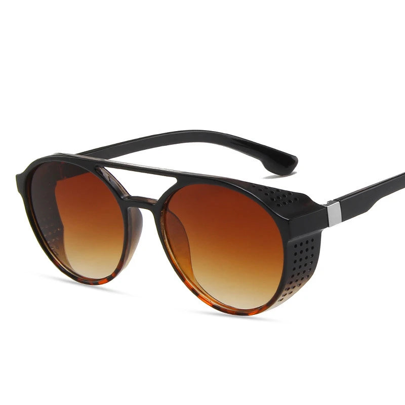 Steampunk Sunglasses Women Men Vintage Glasses Round Glasses Steam Punk Retro Fashion Sun Glasses Oculus de sol
