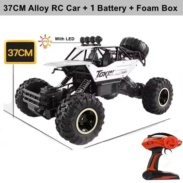 New 4WD RC Off-Road Car 1:12/1:16 Remote Control Car Electric RC Buggy Car With Led Light Radio 2.4G Truck Model Kids Toys Gifts