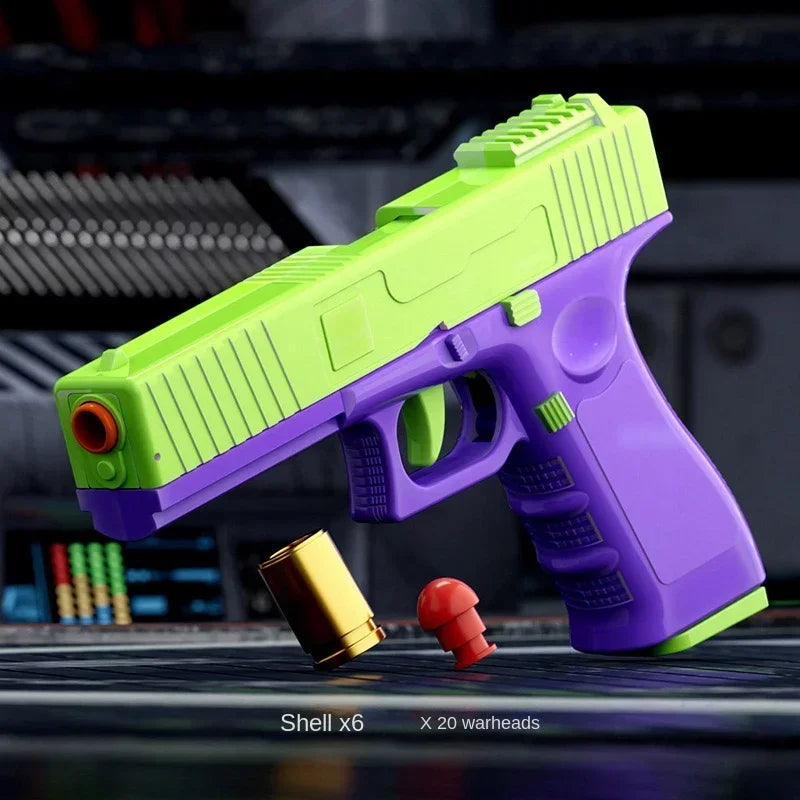m92 2011 Blowback Shell throwing Empty hanging Continuous shooting Soft Bullet Launcher Toy Gun