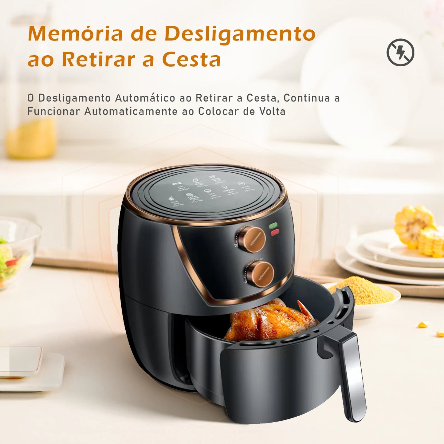 Air Fryer, Airfryer free shipping, Electric Air Fryer Fryer, no oil Fryer, large air Fryer, 127V
