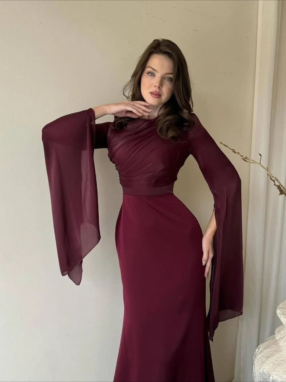 Arab Muslim Abaya for Women Elegant Long Dress Abayas Morocco Kaftan Summer Split Sleeve Maxi Party Vestidos Ramadan Gown 2023