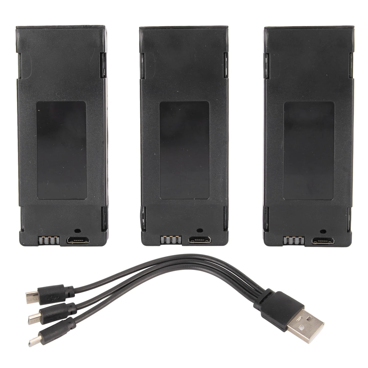 3PCS Drone Battery 2600MAH 3.7V Rechargeable Quadcopter Drone Lithium Battery for E88max E99max Drone Rechargeable Battery