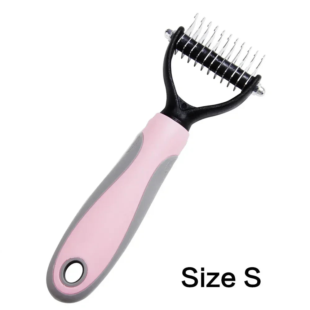 JJYY Dog Hair Remover Brush Cat Dog Grooming Comb Long Hair Pet Cleaning Bath Brush