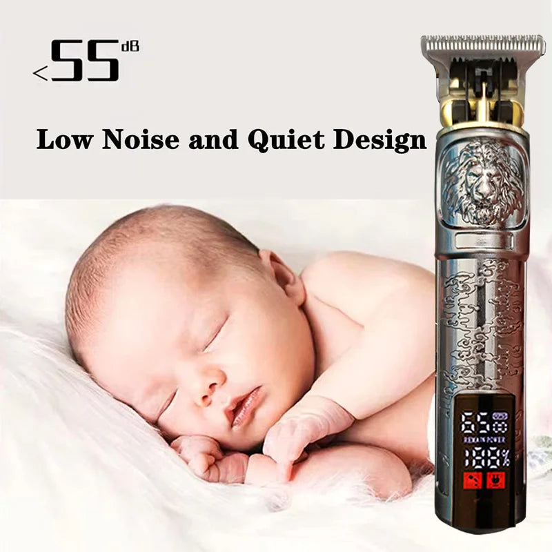 Hair Clipper Mower Professional Barber Trimmer for Men Shaving Electric Shaver Hair Cutter Beard Clipper T9 Cutting Machine