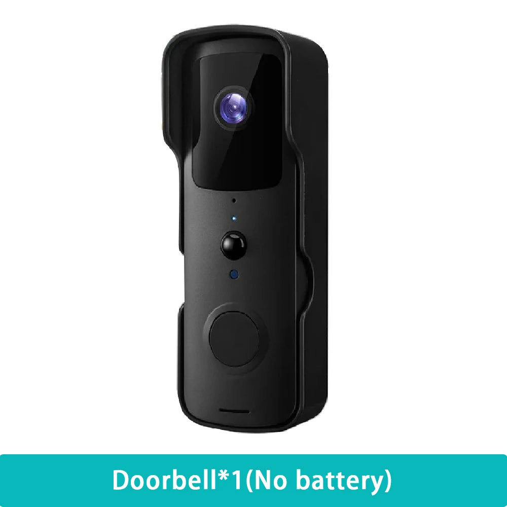 Wsdcam Tuya Smart WIFI Video Doorbell PIR Motion Detection Camera Door Bell Auto Night Vision Cameara Working with Phone APP