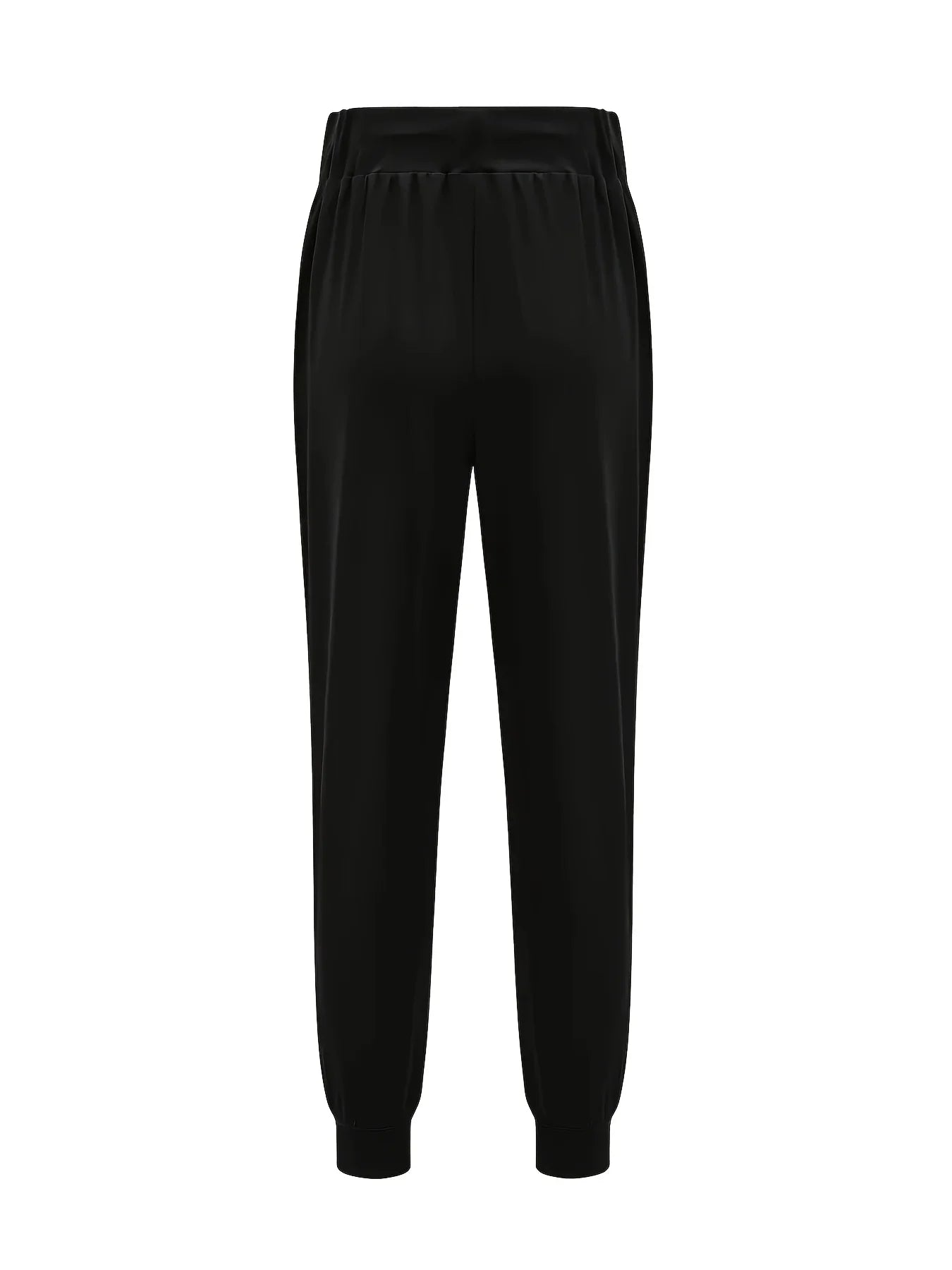 Plus size European and American cross-border autumn and winter new casual solid color pocket leggings