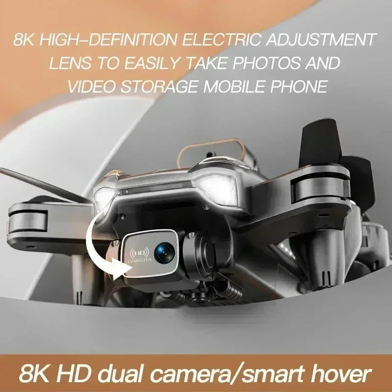 NEW P11 Pro Max 8K HD RC Drone 5G GPS Professional Dual-Camera Intelligent Obstacle Avoidance Electric Modulation Quadcopter Toy