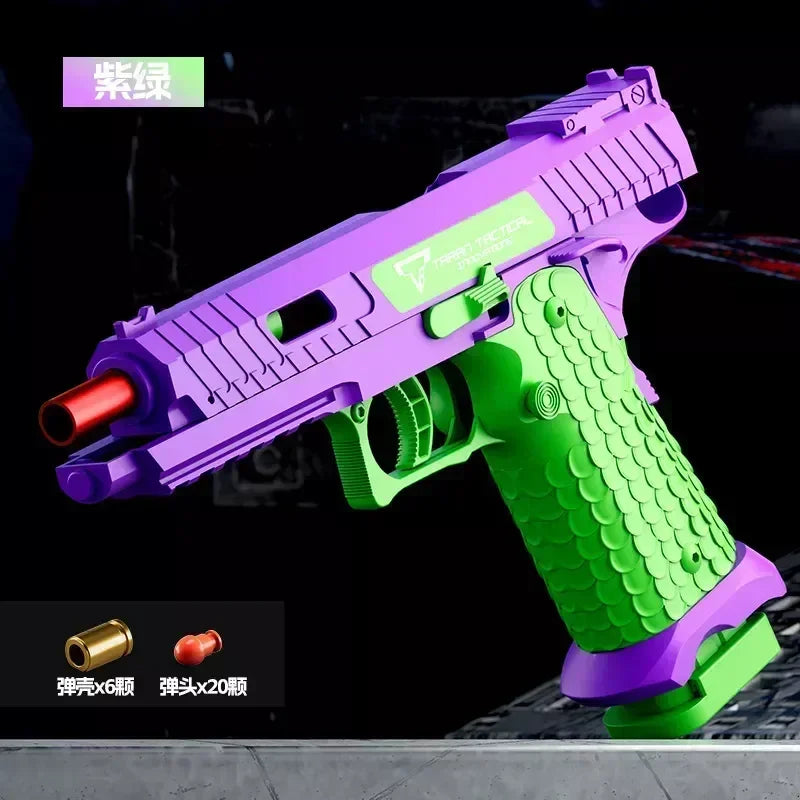 m92 2011 Blowback Shell throwing Empty hanging Continuous shooting Soft Bullet Launcher Toy Gun
