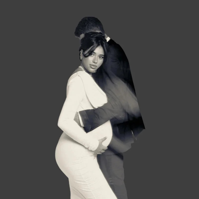 Maternity Dresses Fashionable and Sexy Pure Color One Shoulder Body con Maternity Dress for Photography and Parties