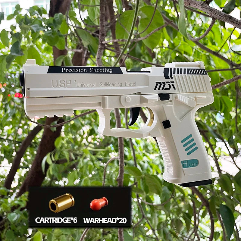 m92 2011 Blowback Shell throwing Empty hanging Continuous shooting Soft Bullet Launcher Toy Gun