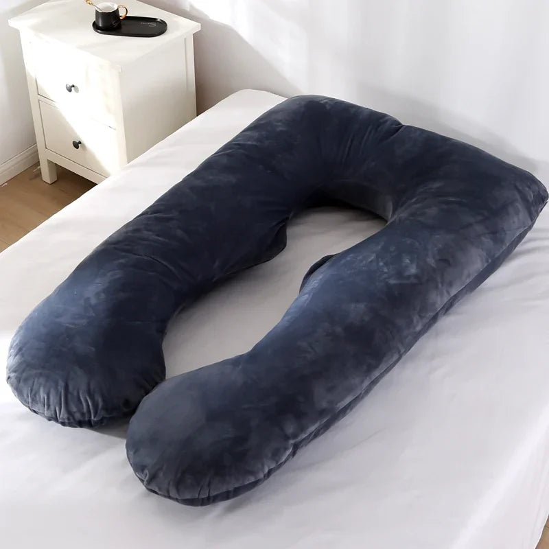 3kg 6.6lb U Pregnancy Pillow for Pregnant Women Sleep Nursing Maternity Full Body Support for Back Belly Hip Leg Removable Cover
