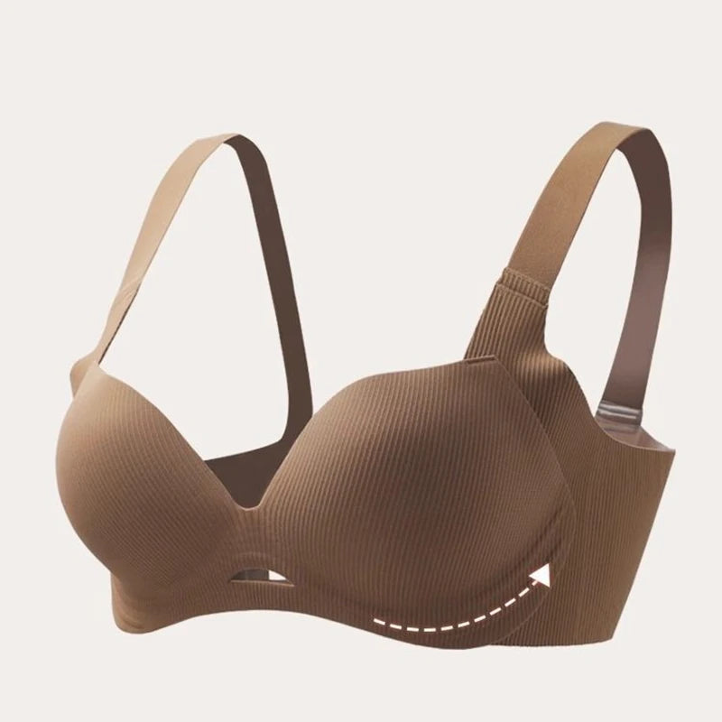 Plus Size Underwear For Women With Big Breasts, Thin And Slim, No Trace, Breast Reduction, Adjustable Bra, No Wires