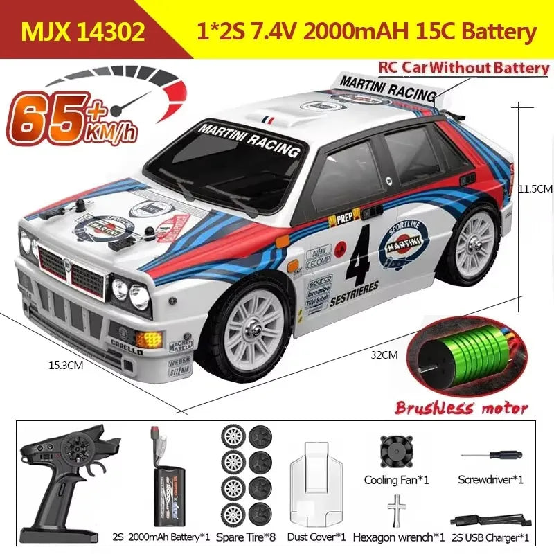 Hyper Go MJX 14209 14210 14301 14302 14303 1/14 4WD RC Car 75KM/H Brushless RC Racing Car Remote Control Cars Off-Road Truck Toy