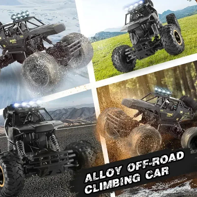 New 4WD RC Off-Road Car 1:12/1:16 Remote Control Car Electric RC Buggy Car With Led Light Radio 2.4G Truck Model Kids Toys Gifts