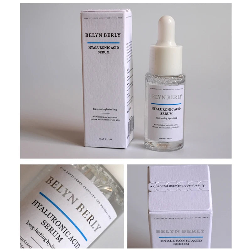 BELYN BERLY Face Serum 3Pcs/Lot Hyaluronic Acid + Vitamin C + 24k Gold Serum Moisturizing Spot White Facial Serum