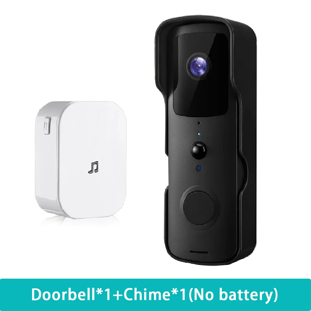 Wsdcam Tuya Smart WIFI Video Doorbell PIR Motion Detection Camera Door Bell Auto Night Vision Cameara Working with Phone APP