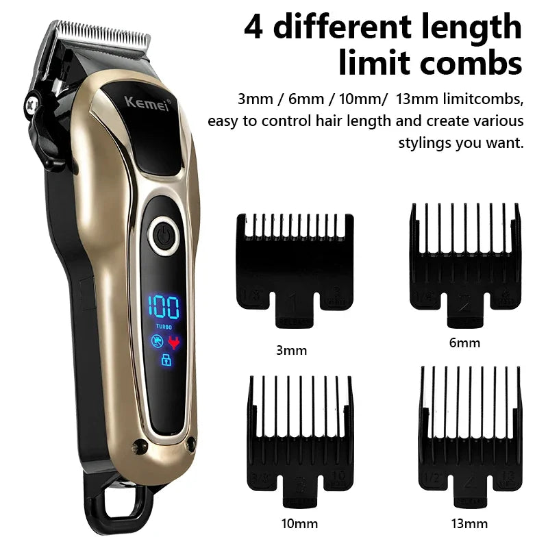 2021 New Hair Trimmer Electric Hair Clipper Professional Shaver Beard Barber 0mm Men Hair Cutting Machine For Men Haircut Style