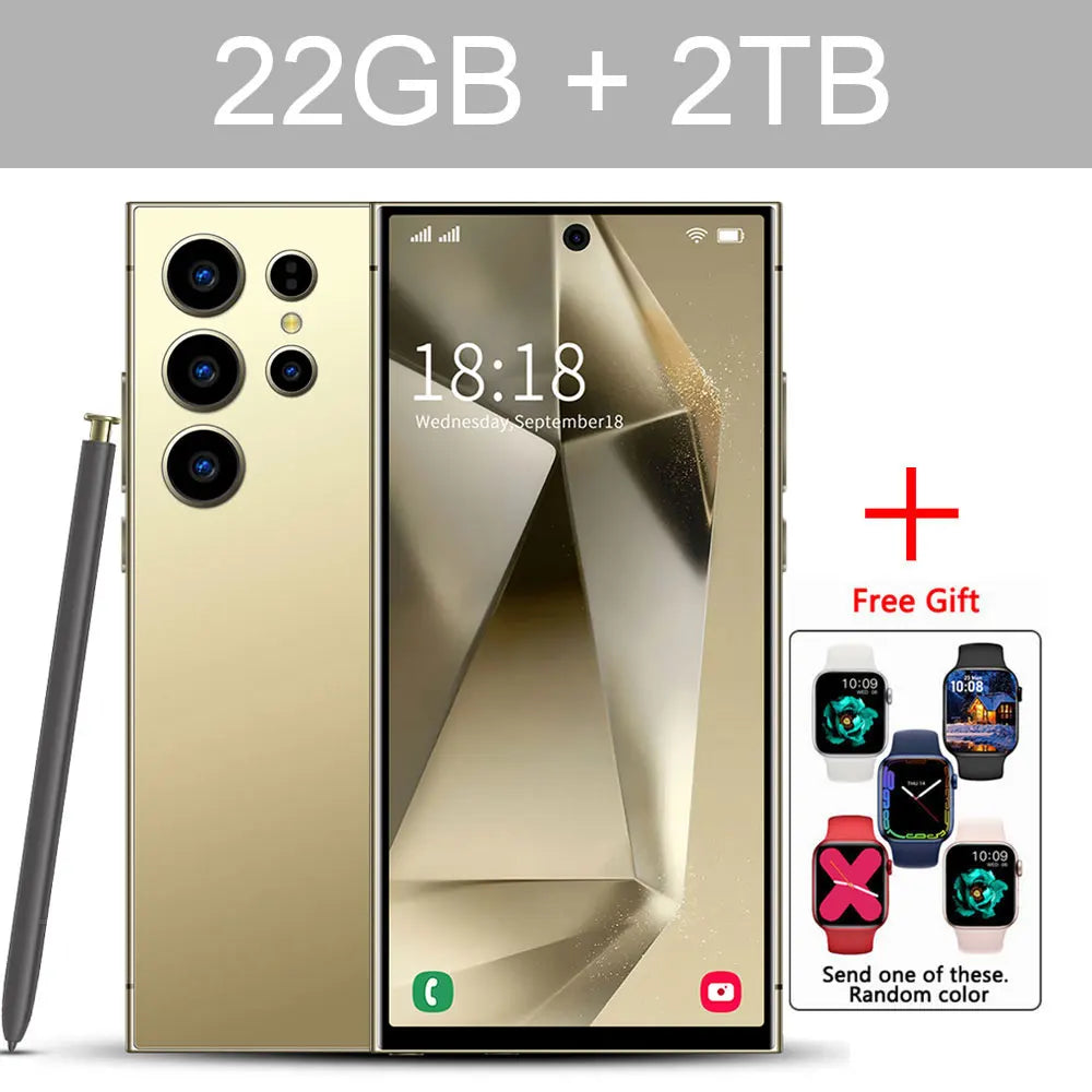 New S25 Ultra 7.3HD Original Global Version Mobile Phones 5G Smartphone Dual SIM Card Android 14 Cell Phone 7800mAh Cellphones